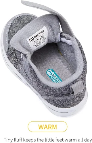 Vista 4 de BMCiTYBM Zapatos para bebé niño y niña suaves antideslizantes ligeros para caminar en el primer paso 6 9 12 18 24 meses