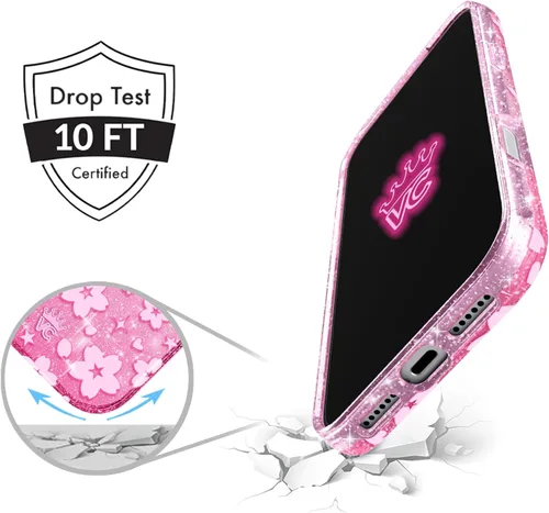 Vista 1170 de VELVET CAVIAR Funda para iPhone 15, compatible con MagSafe, probada contra caídas de 10 pies, fundas protectoras de diseño, leopardo color rosa