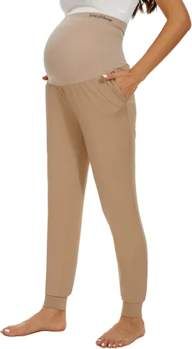 Vista 2 de Smallshow Pantalones de maternidad para mujer, ropa deportiva para entrenamiento y embarazo
