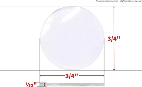 Vista 7 de Almohadillas autoadhesivas redondas SurfaceGard de Shepherd Hardware, de 3/8 pulgada, transparentes, evitan arañazos y deslizamientos, 9964, 16