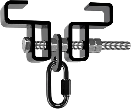 Vista 10 de SELEWARE Colgador de Saco de Boxeo de Servicio Pesado y Abrazadera de Viga para Boxeo, Muay Thai, MMA E. Beam Mount Percha para saco de boxeo
