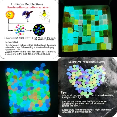 Vista 3 de 94 + 300 cubos acrílicos falsos y gemas de plástico, cristales de diamante falsos luminosos cuadrados triturados para decoración de mesa, decoración
