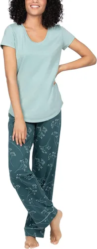 Vista 12 de PajamaGram Pijamas para mujer - Conjuntos de pijamas para mujer, estilo túnica Aguamarina