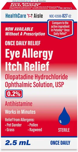 Vista 7 de HealthCareAisle Gotas para Alivio de la Picazón y el Enrojecimiento en los Ojos - Solución Oftálmica de OlopaTADINA Clorhidrato USP, 0.1% - 5mL