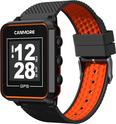 Vista 9 de CANMORE TW353 Reloj GPS de golf para hombres y mujeres, pantalla LCD de alto contraste, actualización gratuita de más de 41,000 campos precargados