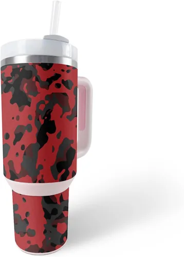 Vista 17 de MightySkins Skin - Vaso de vinilo compatible con Stanley The Quencher H2.0 FlowState de 40 onzas, Rasta León, protectora, duradera y única, fácil