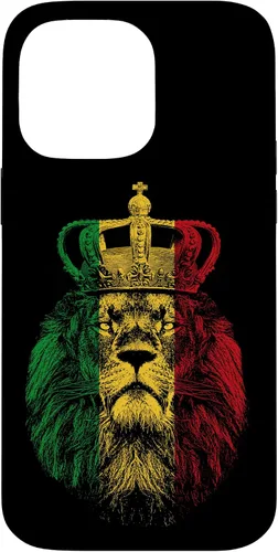 Vista 21 de Rasta Lion of Judah Rastafarian Reggae Ethiopian Lion Gift Case for iPhone 17