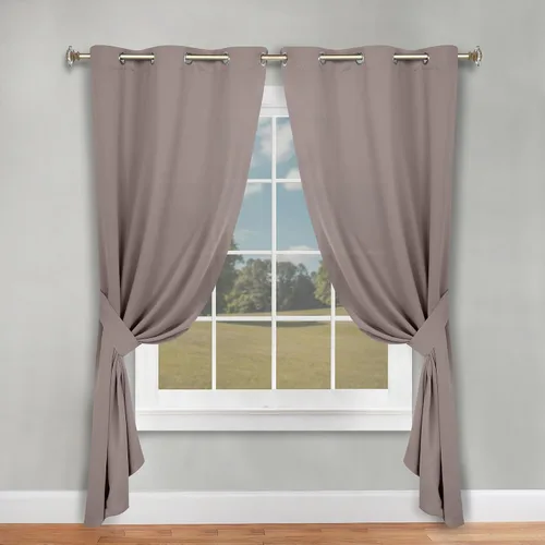 Vista 54 de Superior Blackout Curtains, Room Darkening, Bedroom, Drapes, Kitchen, Living Room Window Accents, Sun Blocking, Thermal, 2 Pack, Solid Blackout