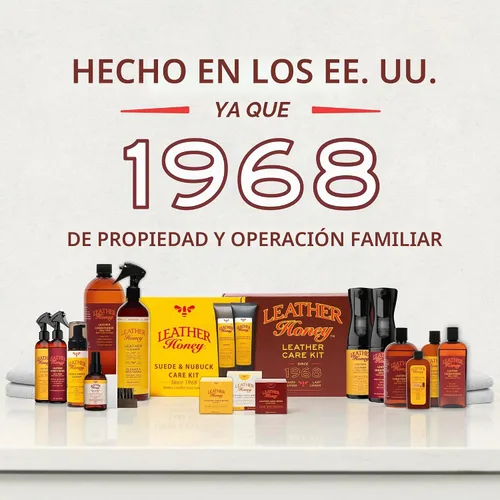 Vista 8 de Protector y Limpiador de Gamuza de Cuero Honey