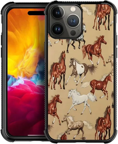 Vista 23 de Funda compatible con iPhone 15 Pro Max, 4 fundas de libélula en las cuatro esquinas con parachoques a prueba de golpes antideslizante funda