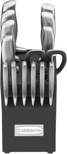 Vista 3 de Cuisinart C77SS-15PG Juego de 15 piezas de bloque de cubiertos de acero inoxidable alemán con mango hueco