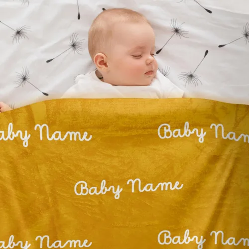 Vista 10 de Personalized Baby Blanket - Monogrammed Baby Blanket, Custom Baby Blanket, Toddlers Customized Baby Blanket With Name, Kids & Baby Name Blanket