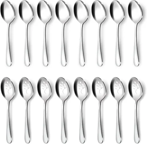Vista 11 de BEWOS 12 pinzas para servir, pinzas de acero inoxidable 304 de 4.3 pulgadas, pinzas doradas para servir tablas de charcutería, accesorios