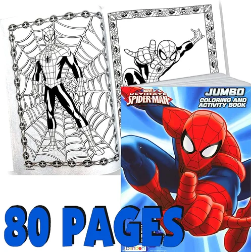 Vista 3 de Juego de calcomanías y actividades para colorear de Spiderman