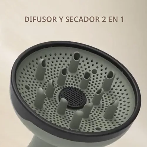 Vista 2 de Stylecraft Sage Collection - Secador de pelo difusor para cabello rizado, generador de iones para rizos sin encrespamiento