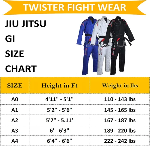 Vista 2 de Twister Gris 3.0 Brasileño Jiu Jitsu Gi Preshrunk Pearl Weave 16.76 oz 100% Algodón