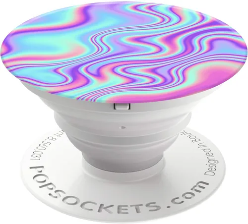 Vista 11 de PopSockets: Agarre plegable y soporte para teléfonos y tabletas - Ombre Omber