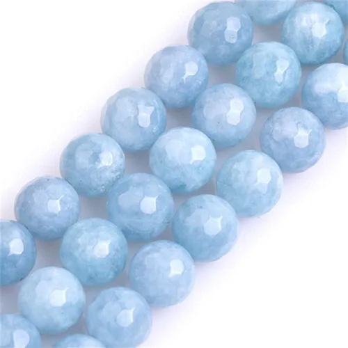 Vista 41 de GEM-Inside - Cuentas sueltas de amatista natural de 0.236 pulgadas (0.236 in), cristal facetado, piedra energética para hacer joyas, 15 pulgadas