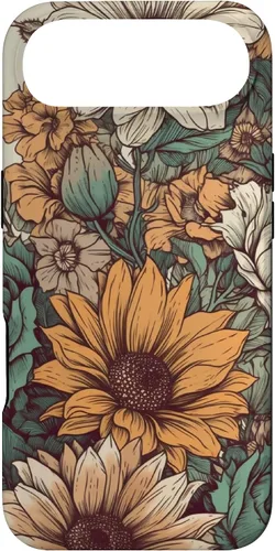 Vista 27 de Western Boho Leopard Sunflowers Cactus Funda Rodeo Cowgirl para iPhone 17