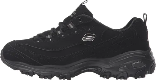 Vista 14 de Skechers D'Lites - Tenis de espuma viscoelástica con cordones para mujer