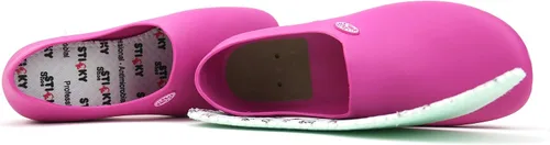 Vista 4 de Sticky Pro Shoes - Zapatos de lactancia para mujer, impermeables, antideslizantes, para mujer, Rosa, 11