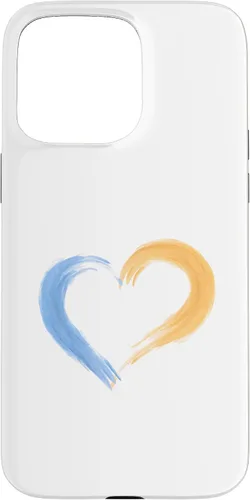 Vista 31 de Ukraine Heart Case for iPhone 16
