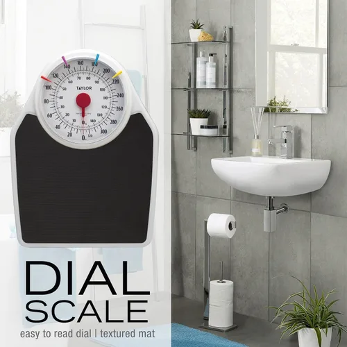Vista 3 de Taylor Precision 1130T Color blanco báscula digital de baño