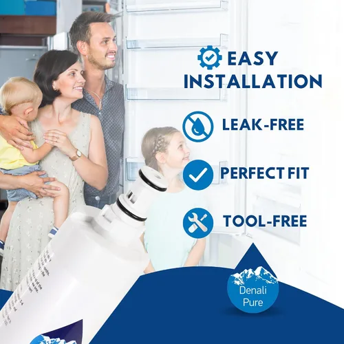 Vista 6 de Paquete de 4 filtros de agua Whirlpool GS6SHEXNS00 - Compatible con Whirlpool 4396508, 4396510 - Cartucho de filtro de agua para nevera