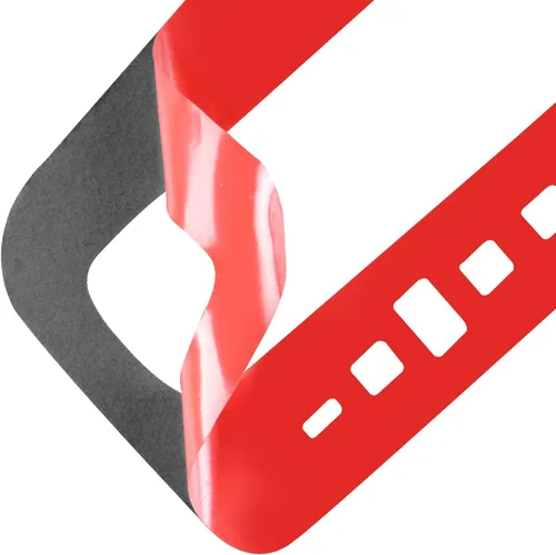 Vista 7 de Rojo 2 piezas de carbono suave real Fiebr consola central caja de cambios cambio cambio marco de transmisión coche interior accesorios panel