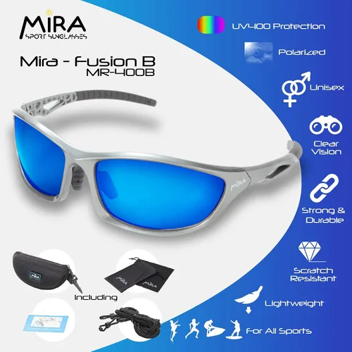 Vista 2 de Mira Polarized Sport Cycling Sunglasses - Golf Hiking Running Racing Biking