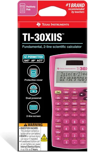 Vista 45 de Calculadora científica Texas Instruments TI-30 X IIS 2-Linea, Negro