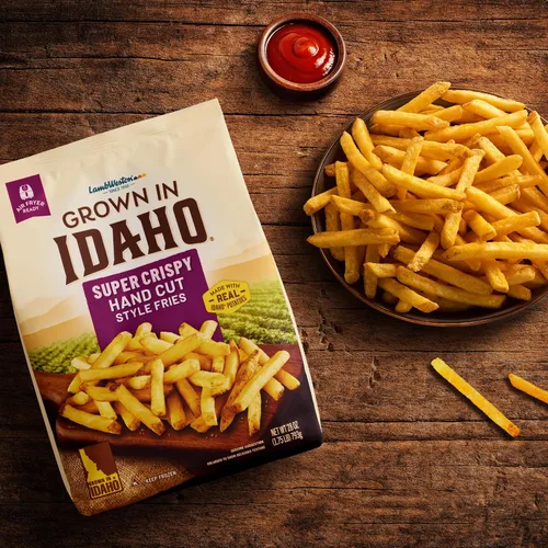 Vista 8 de Grown in Idaho - Papas fritas estilo cortadas a mano, 28 onzas (congeladas)
