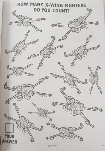 Vista 5 de Star Wars - Libro divertido para colorear y actividades, 80 páginas, la cubierta varía