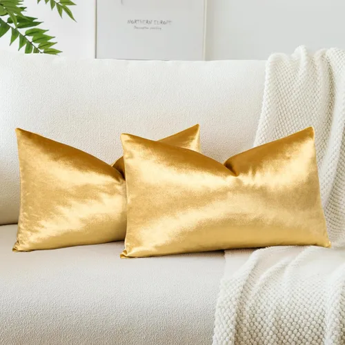 Vista 16 de OTOSTAR - Fundas de almohada decorativas de 16 x 16 pulgadas, fundas de cojín de terciopelo suave, fundas cuadradas para sofá, cama, sofá del hogar