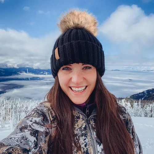 Vista 8 de FURTALK - Gorro de punto para el invierno con pompón de piel sintética, cálido, para mujeres