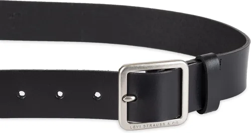 Vista 3 de Levi's Women's Square Center Bar Buckle Casual Belt Regular and Plus Sizes