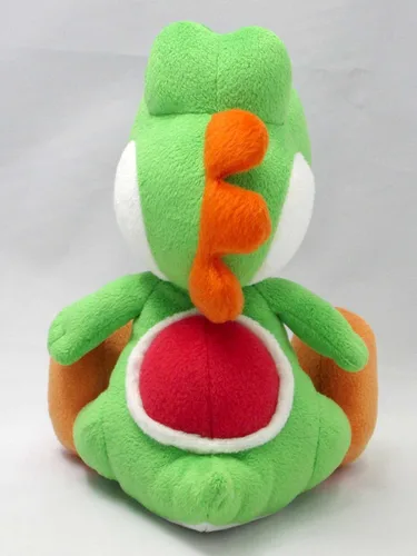 Vista 2 de Sanei Super Mario All Star Collection Yoshi - Peluche de 8 pulgadas, pequeño, verde