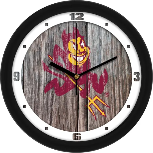 Vista 25 de SunTime Alabama Crimson Tide - Reloj de pared desgastado