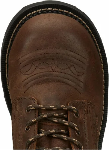 Vista 6 de Justin - Botas de trabajo de acero Gypsy Katerina WP para mujer, 7, Marrón, 7.5