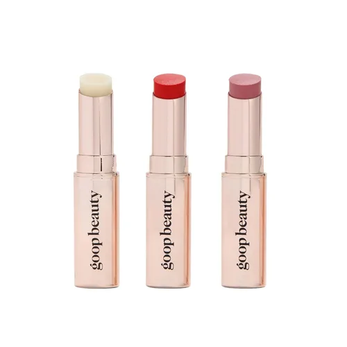 Vista 7 de Bálsamo labial goop Beauty Clean Tratamiento para labios secos Aceite de coco, extracto de granada y manteca de karité Libre de petróleo