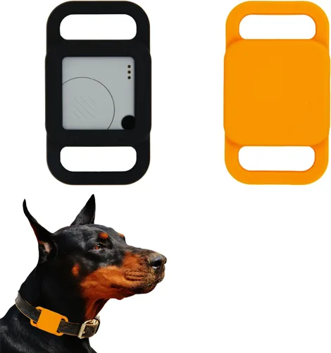 Vista 7 de Soporte de silicona para collar de perro para Tile Mate 2020 y 2018, verde Aguacate verde y morado