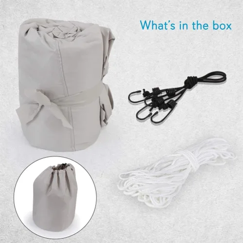 Vista 4 de Pyle PCVHP442, funda impermeable para pontón, tela de calidad naval 300 denier poliéster. Funda duradera, protege contra todo tipo de agua. Se