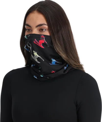 Vista 8 de Spyder Men's Cruise Tube Ski Neck Gaiter Face Mask Neck Warmer Abismo Blanco