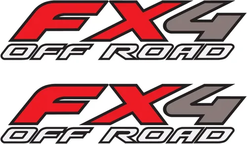 Vista 18 de FX2 - Calcomanías deportivas F para camión, 4 x 4, lado de la cama (juego de 2)