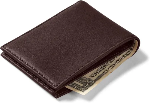 Vista 7 de Leatherology Cartera Bifold para hombre - RFID disponible, marrón, (Rfid Brown)), LWS01133B10R40