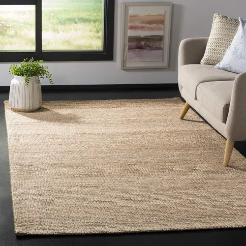 Vista 19 de SAFAVIEH Marbella Collection - Alfombra decorativa, 2 pies 3 pulgadas x 4 pies, marfil, yute hecho a mano, ideal para zonas de alto tráfico