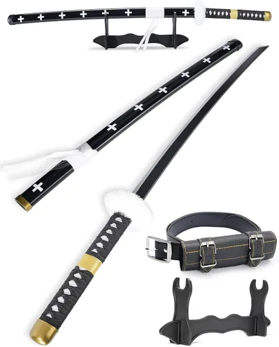 Vista 19 de Cold Blade Katana Sword - 41 inches Katana Replica with Holster Belt and Display Stand - Sword with Authentic Design