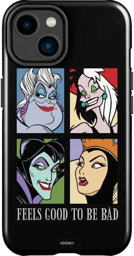 Vista 9 de Skinit Impact - Funda compatible con iPhone 14 Plus, diseño animado de Disney Cruella con licencia oficial Negro - L06