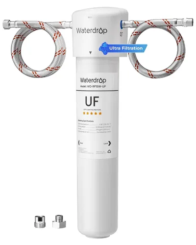 Vista 10 de Waterdrop 15UA - Sistema de filtro de agua para debajo del fregadero, 2 años, reduce el plomo, el cloro, el mal sabor y el olor, filtro de agua