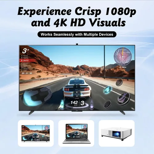 Vista 5 de 4K Retro Game Console Stick for TV, HDMI Plug & Play, 20,000+ Built-In Games, 64GB Game Stick with 2 Wireless Controllers, Supports Multiple